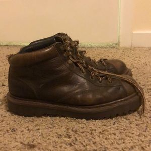 Brown Dr Martens made in England
